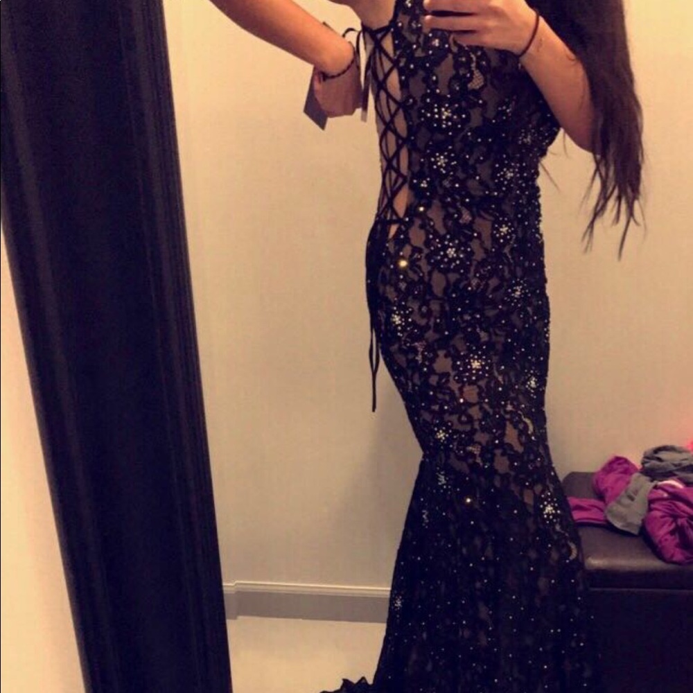 Black beautiful formal dress - FIXED PRICE